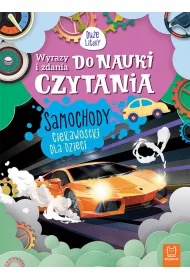 Wyrazy i zdania do nauki czytania. Samochody. Ciekawostki dla dzieci. Du�e litery