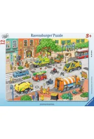 Puzzle 12 el. �ycie miasta 061358 Ravensburger