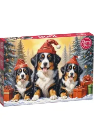 Puzzle 1000 el. Holiday Puppies 31254 CherryPazzi