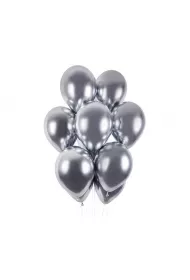 Gemar Balon Metalc 13 srebrny 50 szt.