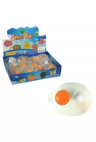 Gniotek Jajo transparentne z tkiem Pro Kids