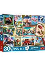 Puzzle 300 EasyPiece - Znaczki pocztowe TREFL
