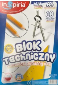 InSpiria Blok techniczny A4 170g bia�y