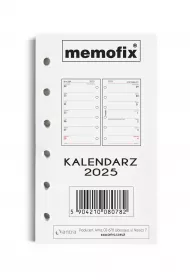Wkad kalendarzowy 2025 A6 MEM/K/TNS