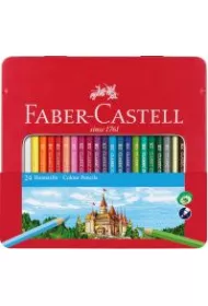 Faber-Castell Kredki Zamek w metalowym opakowaniu 24 szt.