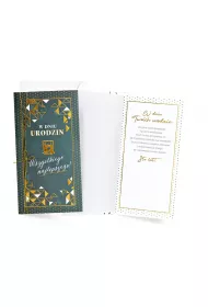 Kukartka Karnet W dniu urodzin m�skie