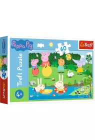 Puzzle 60 el. Wakacyjna zabawa. Peppa Pig Trefl