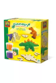 Ciasto masa Drewniane dinozaury Ses Creative