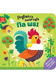 Pog�aszcz zwierz�ta. Na wsi. Ksi��eczka sensoryczna z brokatem