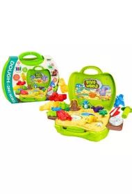 Ciastolina w walizce �wiat Dinozaur�w LeanToys