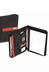 Easy Stationery Teczka konferencyjna A4 czarno-czerwona Guriatti