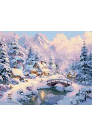 Ideyka Malowanie po numerach - Zimowy spok�j 40x50cm