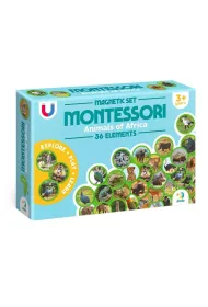 Puzzle Zestaw magnes�w Zwierz�ta na kontynentach: Afryka Dodo