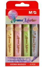 M&G Markery zapachowe brokatowe 4 kolory mix