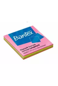Bantex Bloczek kartek samoprzylepnych mix 75x75 cm 100 kartek