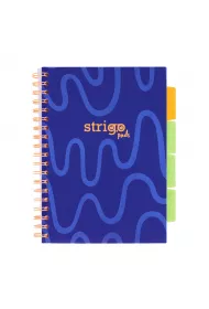 Koozeszyt Strigo B5 Project Book Neon granatowy w lini