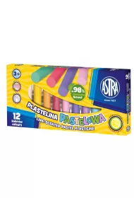 Astra Plastelina pastelowa o zapachu limonki 12 szt.
