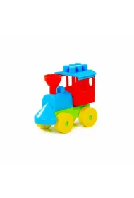 Polesie 55231 Klocki Ma�y w�drownik Lokomotywa 9 element�w w woreczku