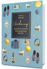 Karnet Urodziny mskie