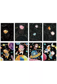 Twoje Hobby Magic Space. Magiczna zdrapka - wydrapywanka 21.0 x 29.8 cm