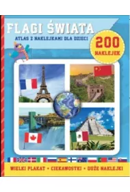 200 naklejek Flagi �wiata