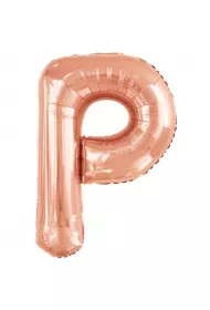 Amscan Balon foliowy litera P r�owe z�oto 60,5x86cm