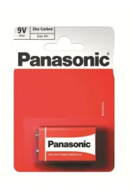 Bateria 6F22R w�glowo-cynkowa Panasonic 1szt/blister