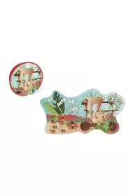 Puzzle konturowe 35 el. Leniwce Scratch