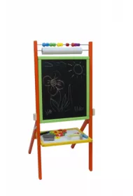 Tablica stoj�ca magnetyczno-kredowa z akcesoriami