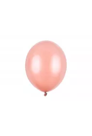 PartyDeco Balony Strong Metallic Rose Gold 30cm