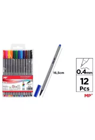 Mp Main Paper Cienkopisy kolorowe 0.4mm 12 kolor�w