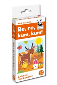 Kapitan Nauka. Re, re, kum, kum. Zagadki obrazkowe 2-3 lata