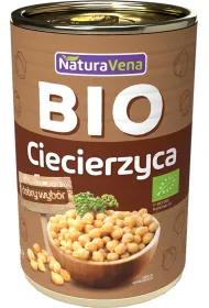 NaturaVena Ciecierzyca konserwowa 400 g Bio