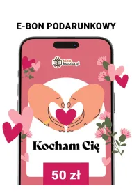 e-Bon Karta Podarunkowa Kocham Ci� 50 z� TaniaKsiazka.pl