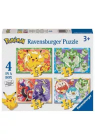 Puzzle 4w1 - Pokemon (12+16+20+24 el.) Ravensburger