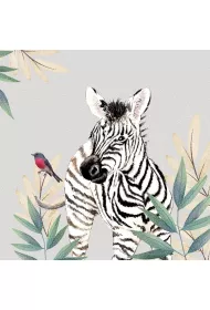 Clear Creations Karnet Swarovski kwadrat CL4711 Zebra