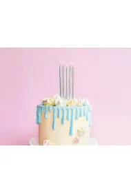 PartyDeco �wieczki urodzinowe g�adkie 12,5 cm