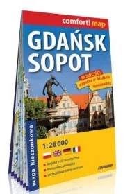 Gda�sk Sopot plan miasta 1:26 000 laminat midi 2023