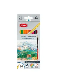 Toma Kredki o��wkowe dwustronne 24 kolor�w 12 szt.