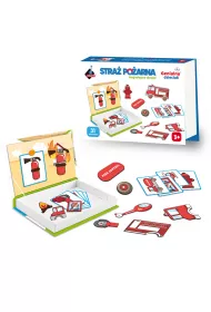 Puzzle magnetyczne obrazki 31 el. Stra� po�arna Askato