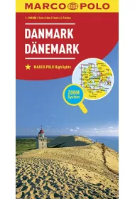 Danmark Danemark Marco Polo Highlights 1:300 000 Zoom System