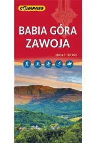 Zawoja. Babia G�ra mapa skala 1 : 30 000