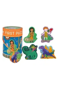 Puzzle dla pocz�tkuj�cych dinozaury 4w1 Floss & Rock