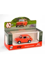 Fiat 126P czterdziestolatek czerwony Daffi