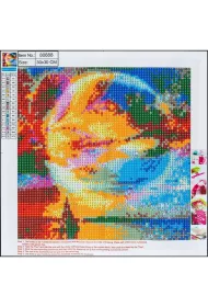 Centrum Diamentowa mozaika - Pe�na - Planet 30x30cm