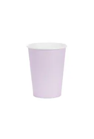 PartyDeco Kubeczki papierowe lawenda 250ml 6 szt