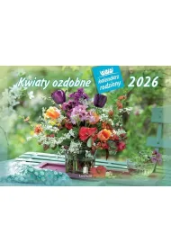 Lucrum Kalendarz 2026 rodzinny Kwiaty ozdobne