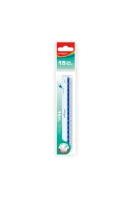 Office Products Linijka plastikowa transparentna 15 cm