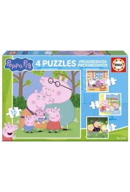 Puzzle 4w1 �winka Peppa 113785 Educa