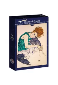 Puzzle 1000 el. Siedz�ca kobieta, Egon Schiele Bluebird Puzzle